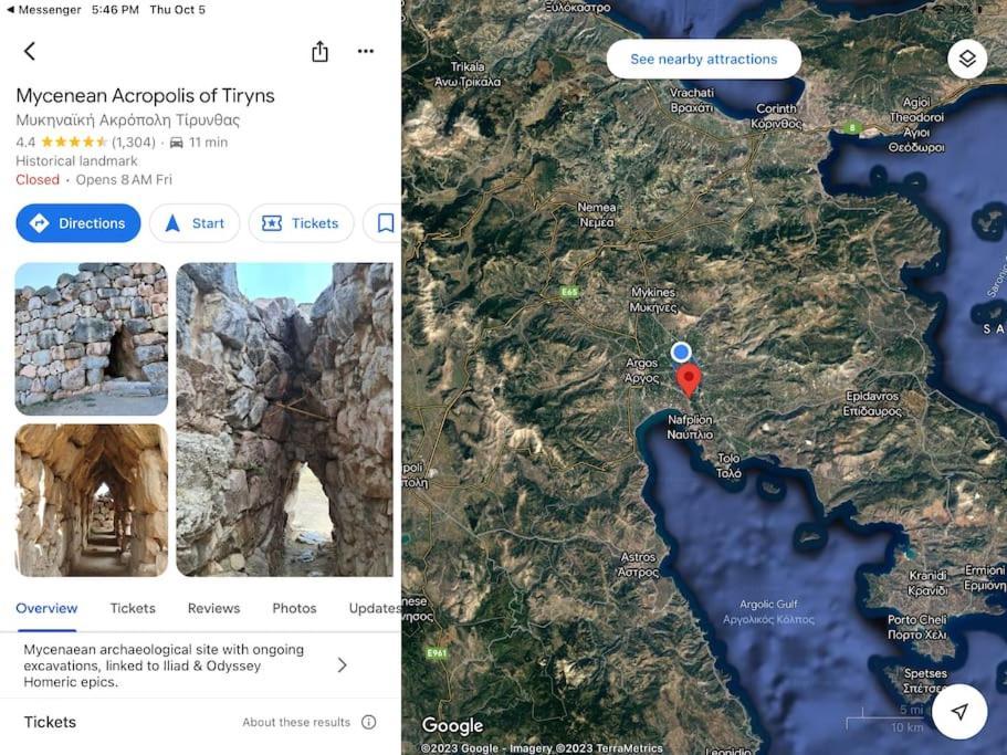 Lidas Sunny Guest House Argolis Nafplio Ngoại thất bức ảnh