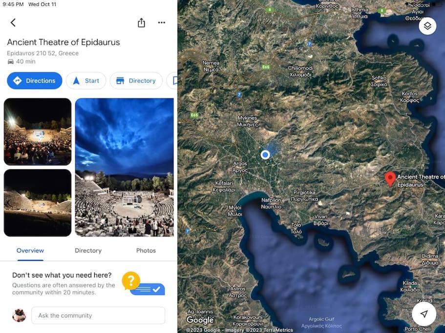 Lidas Sunny Guest House Argolis Nafplio Ngoại thất bức ảnh